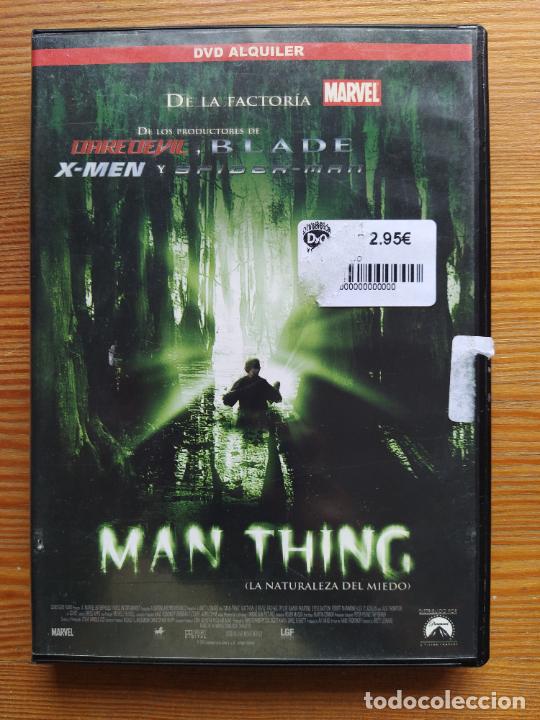 Cine: DVD MAN THING (LA NATURALEZA DEL MIEDO) - EDICION DE ALQUILER (&Ntilde;9)