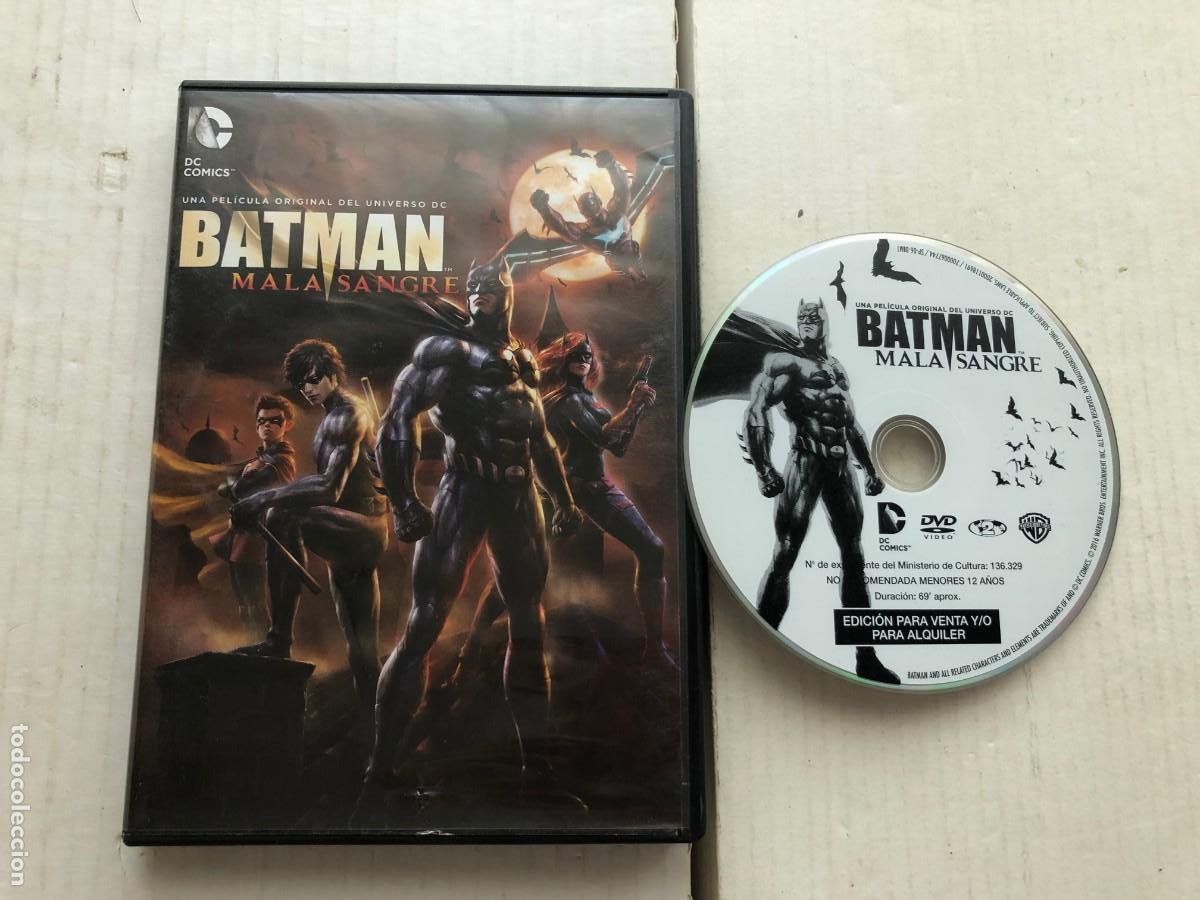 batman mala sangre- pelicula original dvd kreat - Compra venta en  todocoleccion