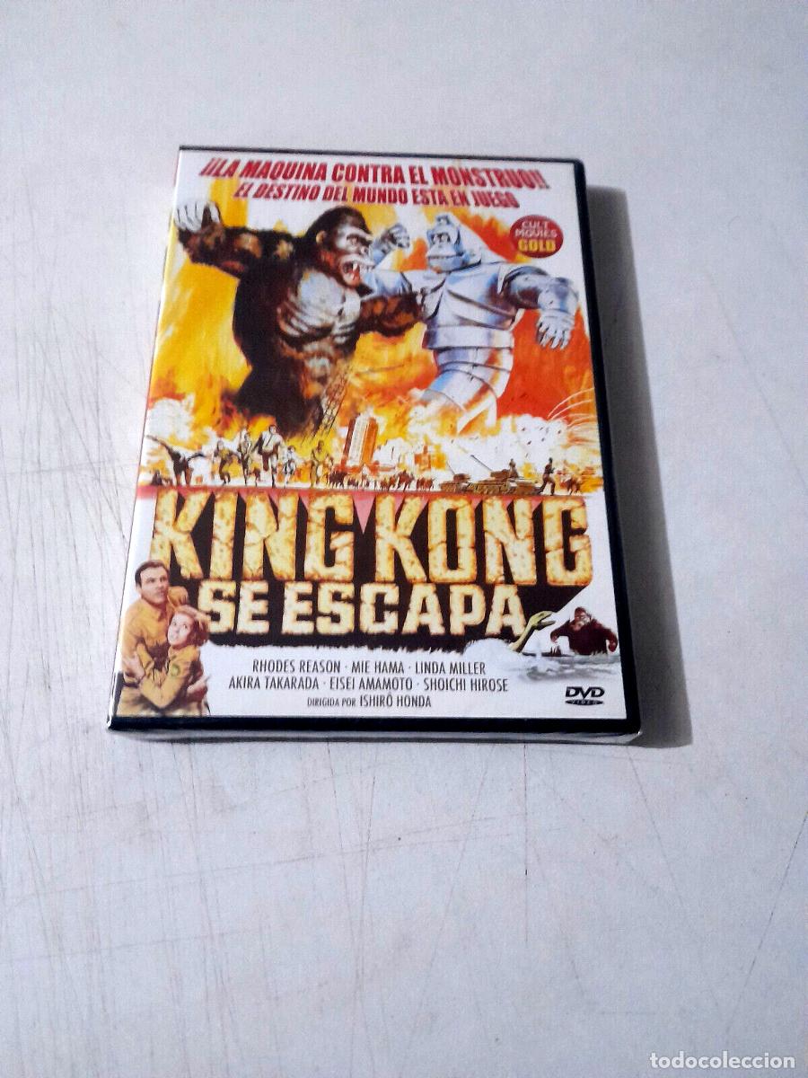 Cine: DVD &rdquo;KING KONG SE ESCAPA&rdquo; PRECINTADO SEALED ISHIRO HONDA RHODES REASON MIE HAMA