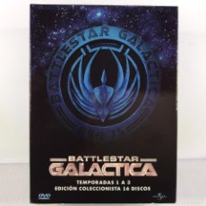 Cine: BATTLESTAR GALÁCTICA TEMPORADAS 1, 2, 3 - 16 X DVD. Lote 370795961