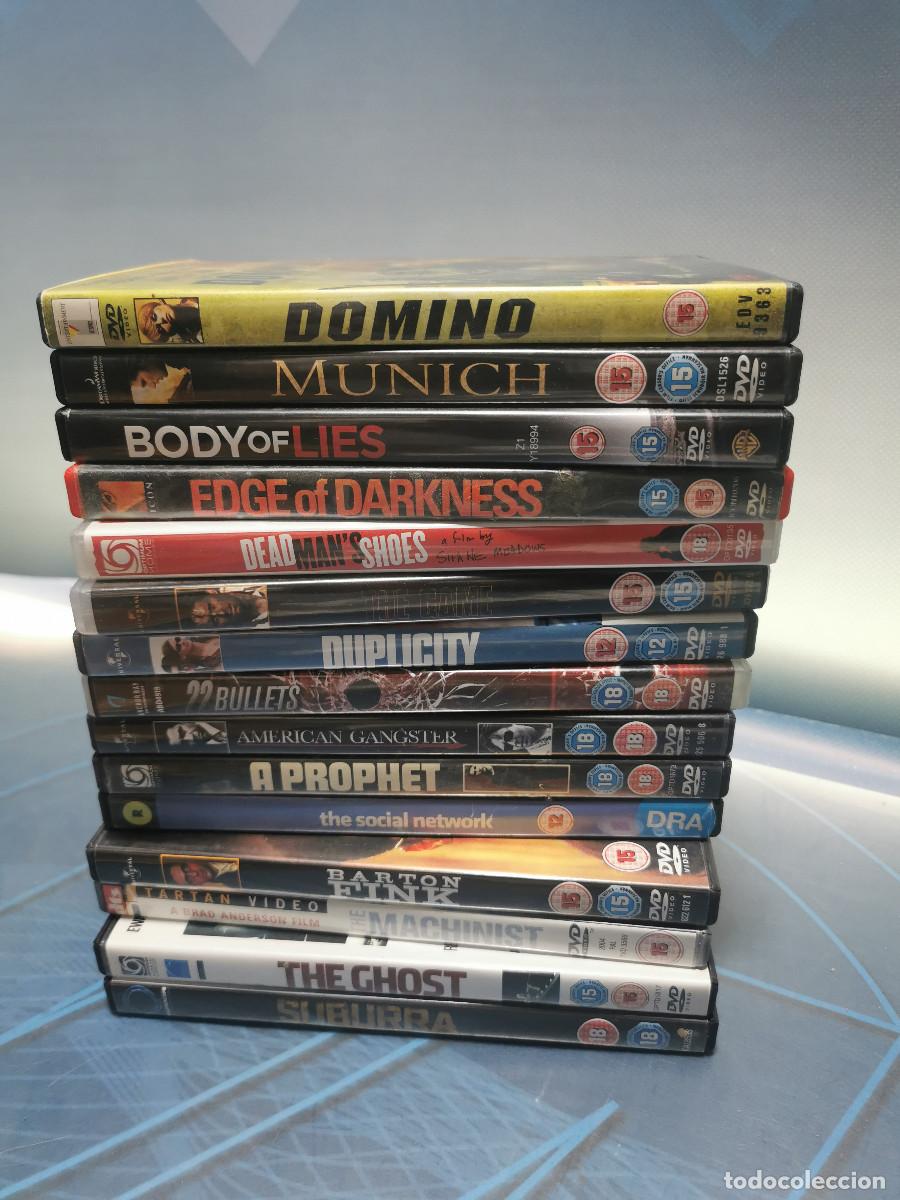 Cine: Lote 15 dvds edicion UK en ingles PAL 2-BODY OF LIES-DOMINO-DUPLICITY-BARTON FINK-THE GAME y mas