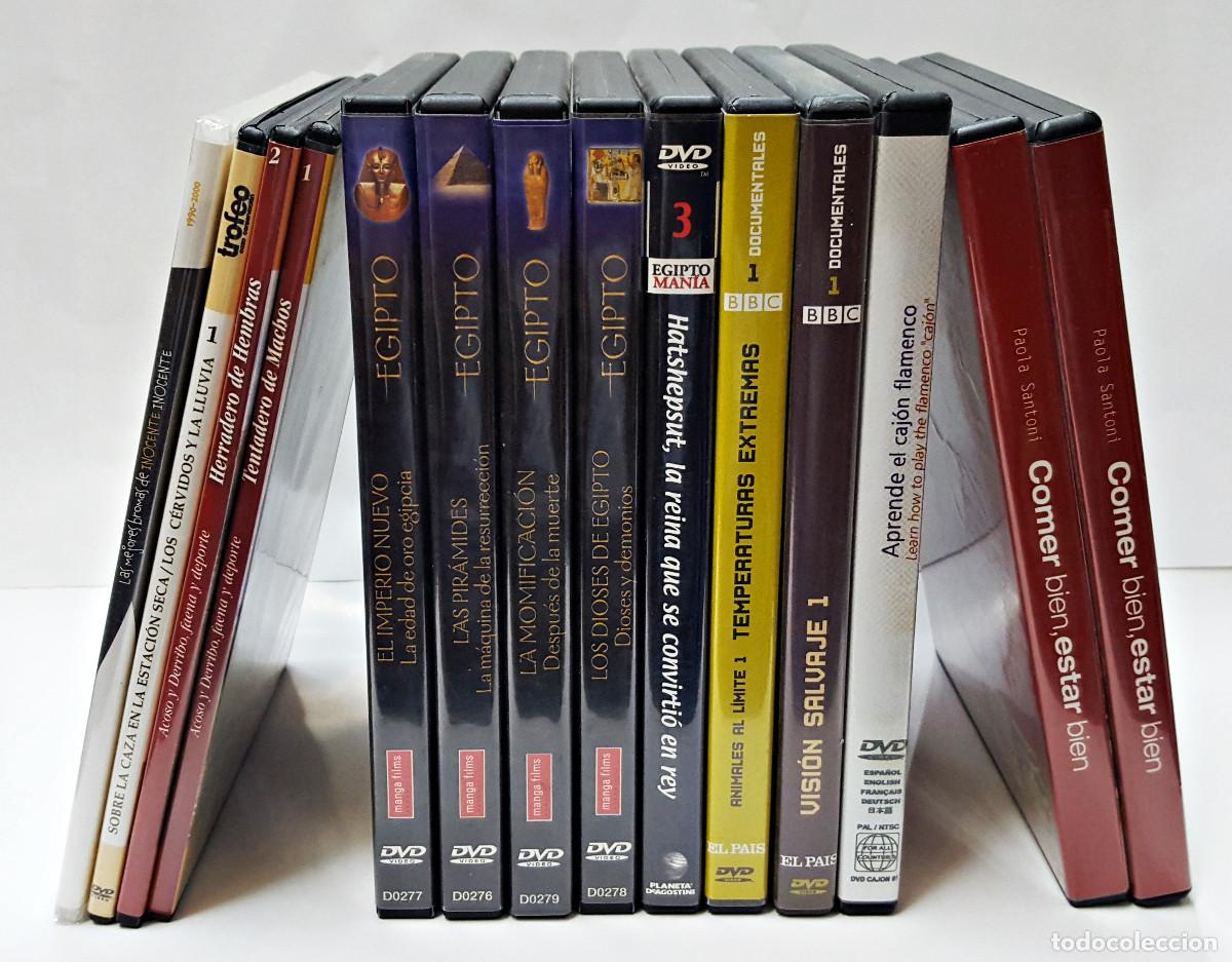 Cine: Lote de 14 DVD, surtidos, Documentales,curso etc.