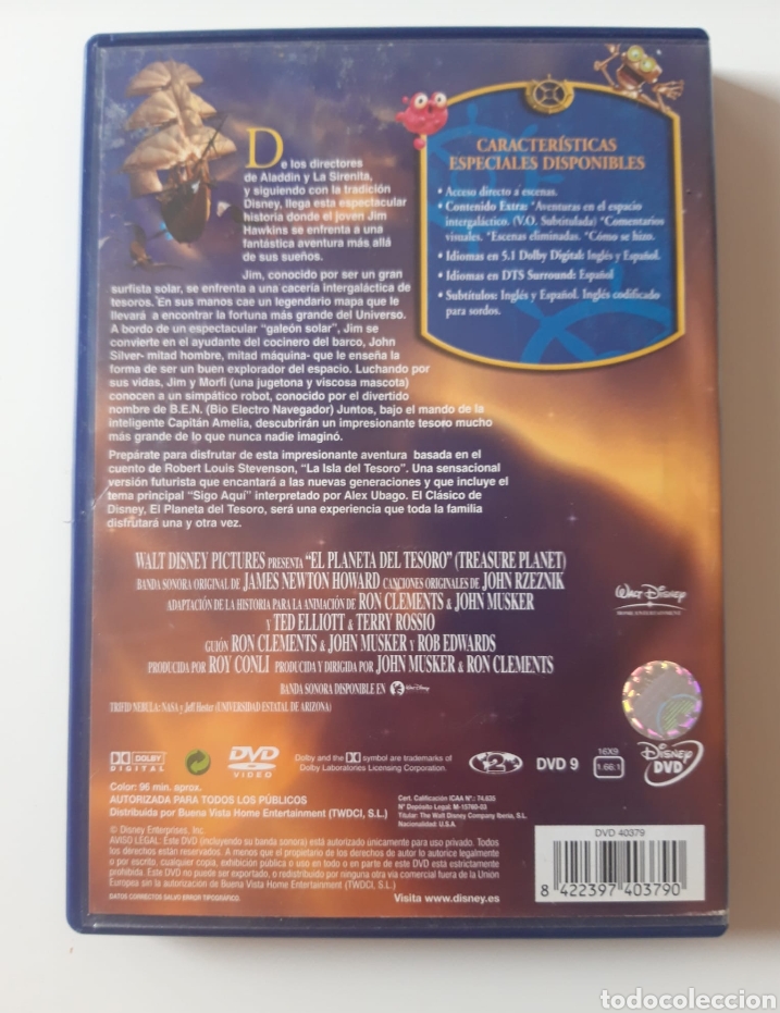 Cine: El Planeta del Tesoro DVD - Foto 2