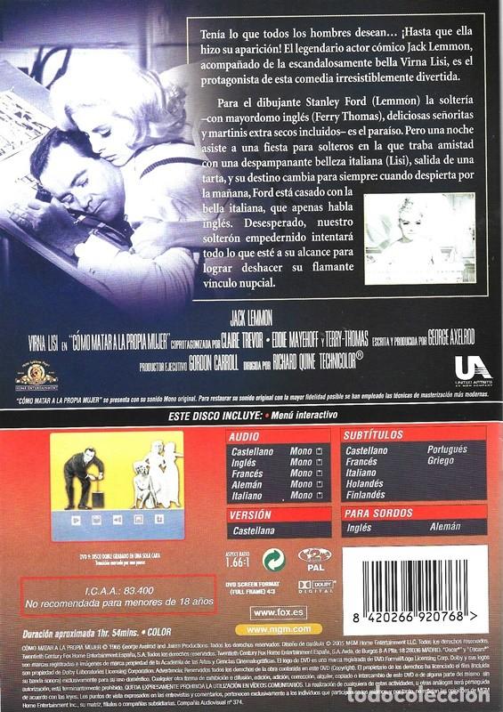 Cine: COMO MATAR A LA PROPIA MUJER JACK LEMMON - Foto 2
