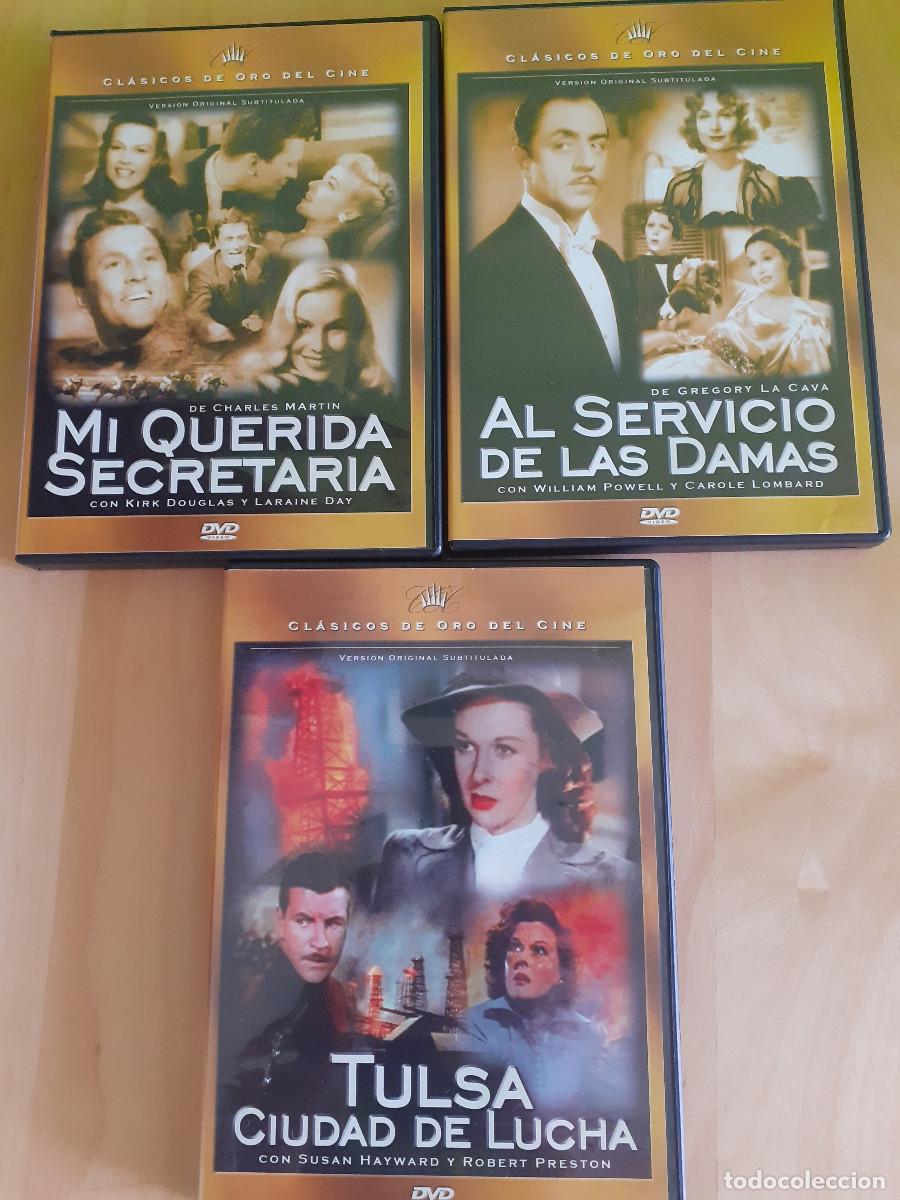 Cine: 3 DVDS pel&iacute;culas cl&aacute;sicos de oro del cine. Versi&oacute;n original subtitulada
