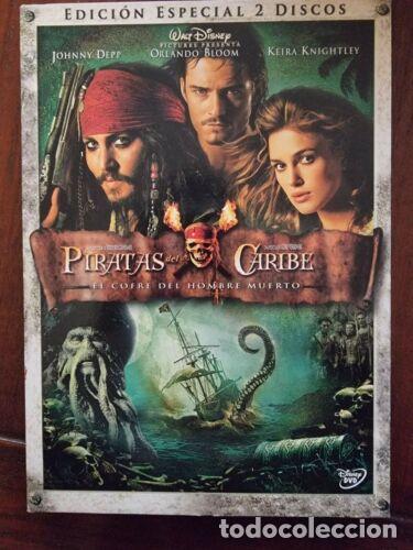 Cine: 2 DVD Piratas del Caribe.El Cofre del Hombre Muerto