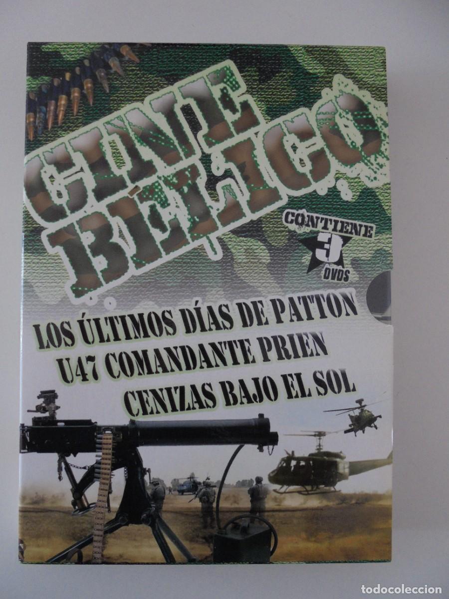 Cinema: CINE BELICO. ESTUCHE CON 3 DVD'S CON 3 PELICULAS: LOS ULTIMOS DIAS DE PATTON / U47 COMANDANTE PRIEN