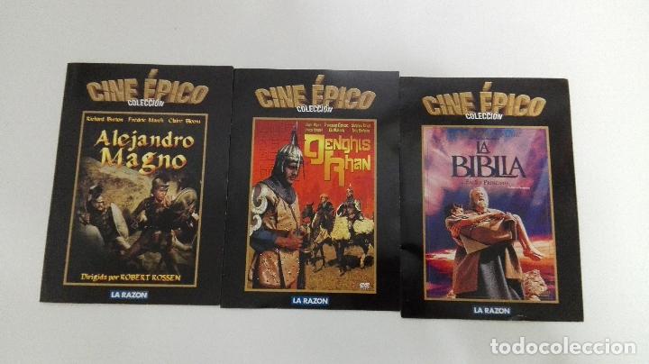 Cine: CINE PELICULAS EPICAS LA BIBLIA ALEJANDRO MAGNO GENGIS CAN CLASICAS - MUY BUEN ESTADO