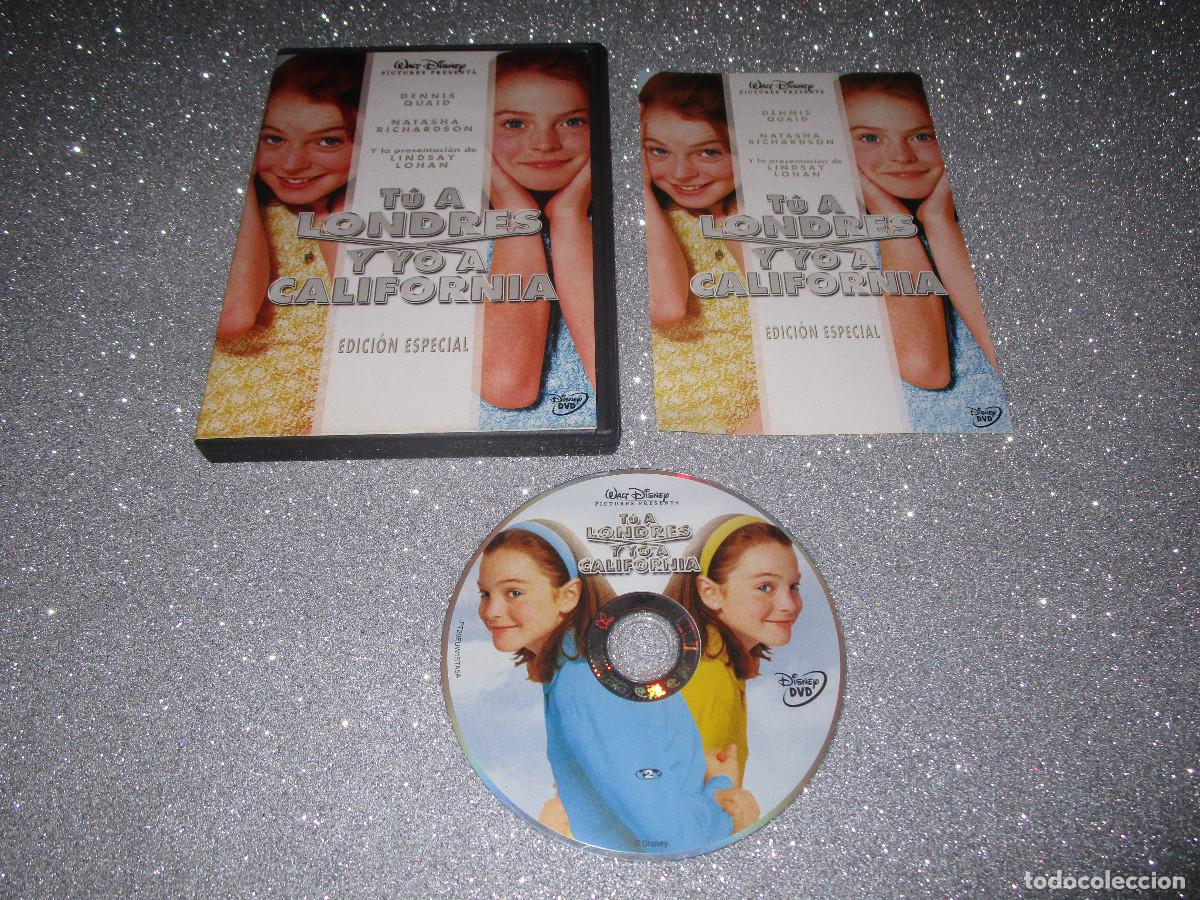 Cine: TU A LONDRES Y YO A CALIFORNIA ( EDICION ESPECIAL ) - DVD - WALT DISNEY - INCLUYE AFICHE O PAPELITO