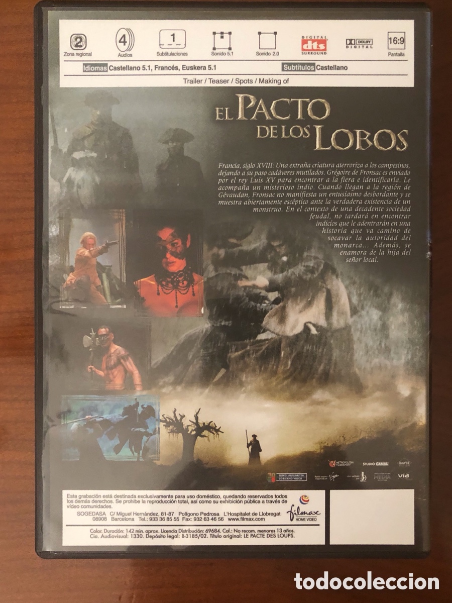 Cine: El Pacto de los Lobos - Foto 2