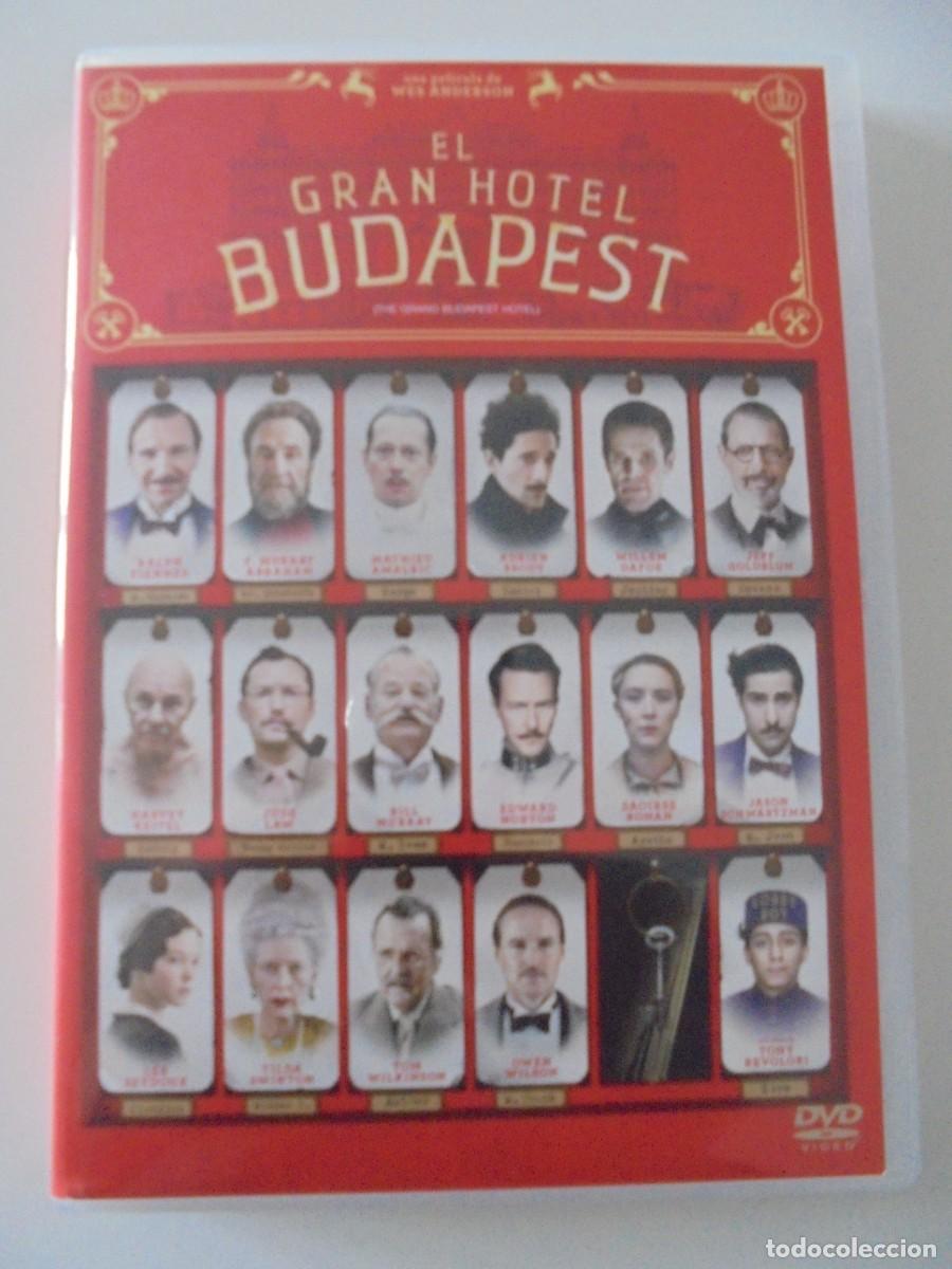 Kino: EL GRAN HOTEL BUDAPEST. DVD DE LA PELICULA. COLOR. 95 MINUTOS.