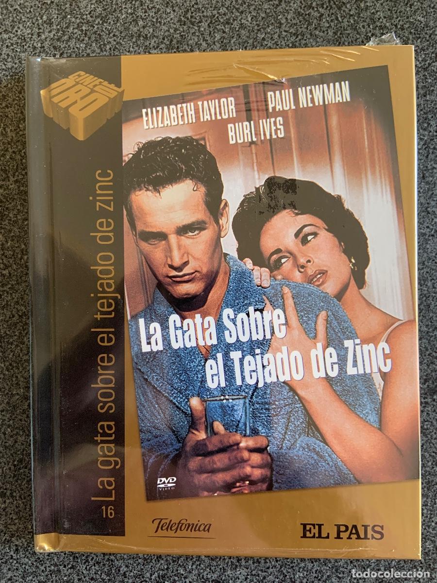Cine: LA GATA SOBRE EL TEJADO DE ZINC (1958) - DVD LIBRO - CINE DE ORO N&ordm; 16 - EL PA&Iacute;S - 2005 &iexcl;PRECINTADO!