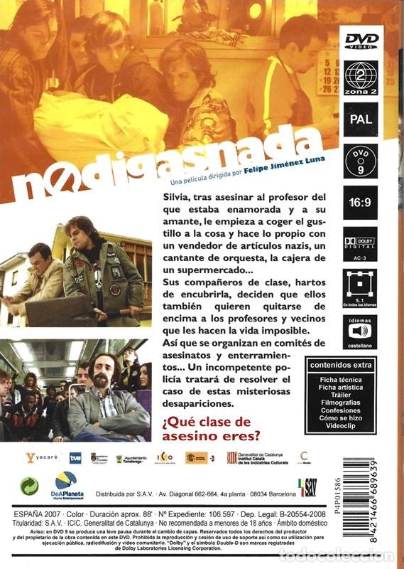 Cine: NO DIGAS NADA (PRECINTADO) - Foto 2