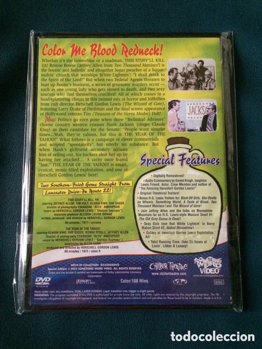Cine: Herschell Gordon Lewis - Double Feature - dvd - Foto 2