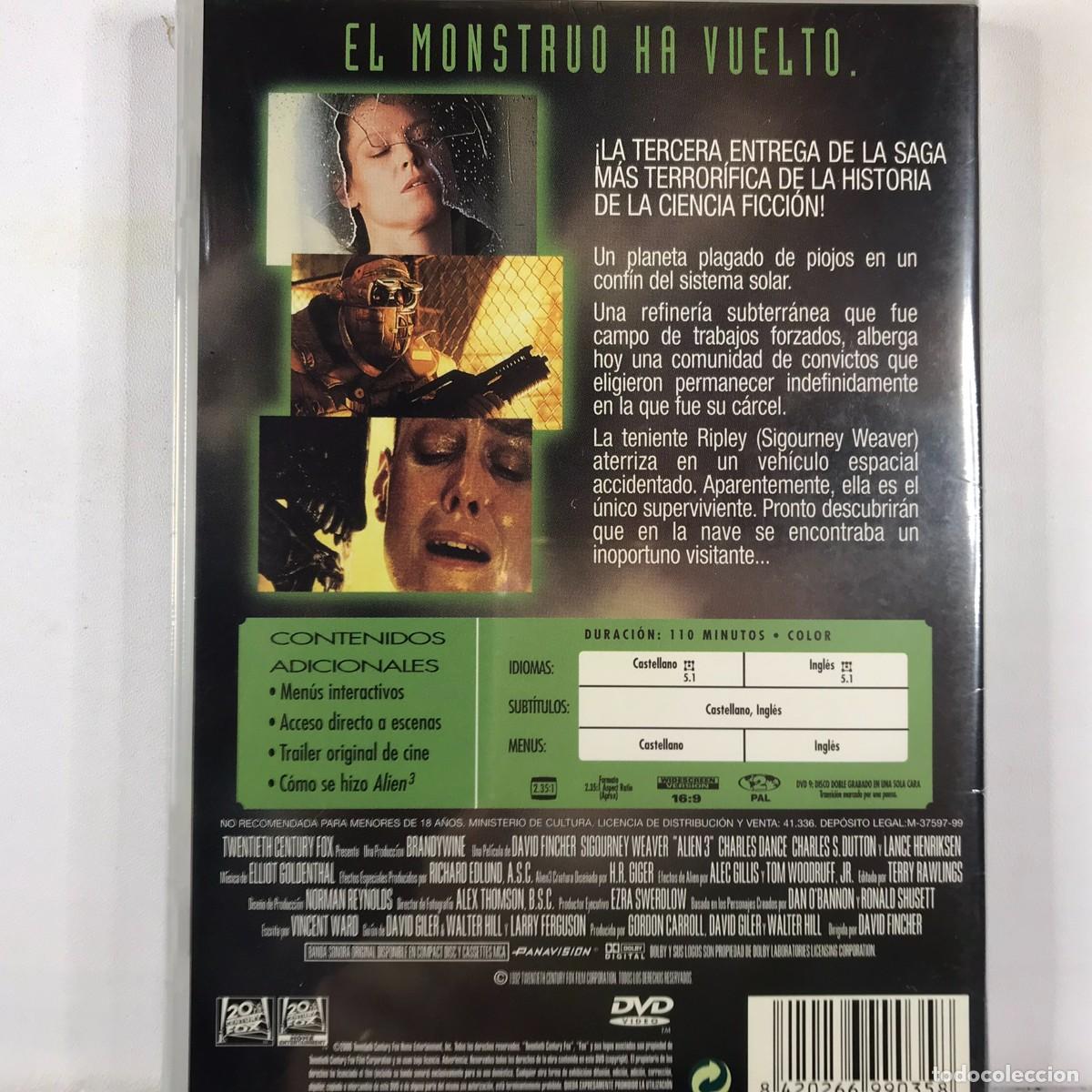 Cine: Alien 3 [DVD] PRECINTADO - Foto 2