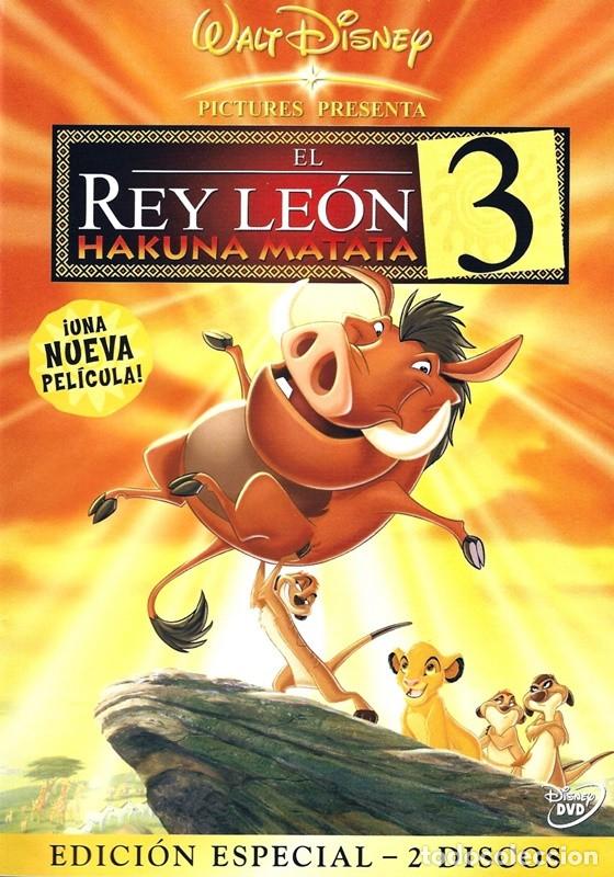 Cine: EL REY LE&Oacute;N HAKUNA MATATA 3 ( EDICI&Oacute;N ESPECIAL 2 DISCOS)