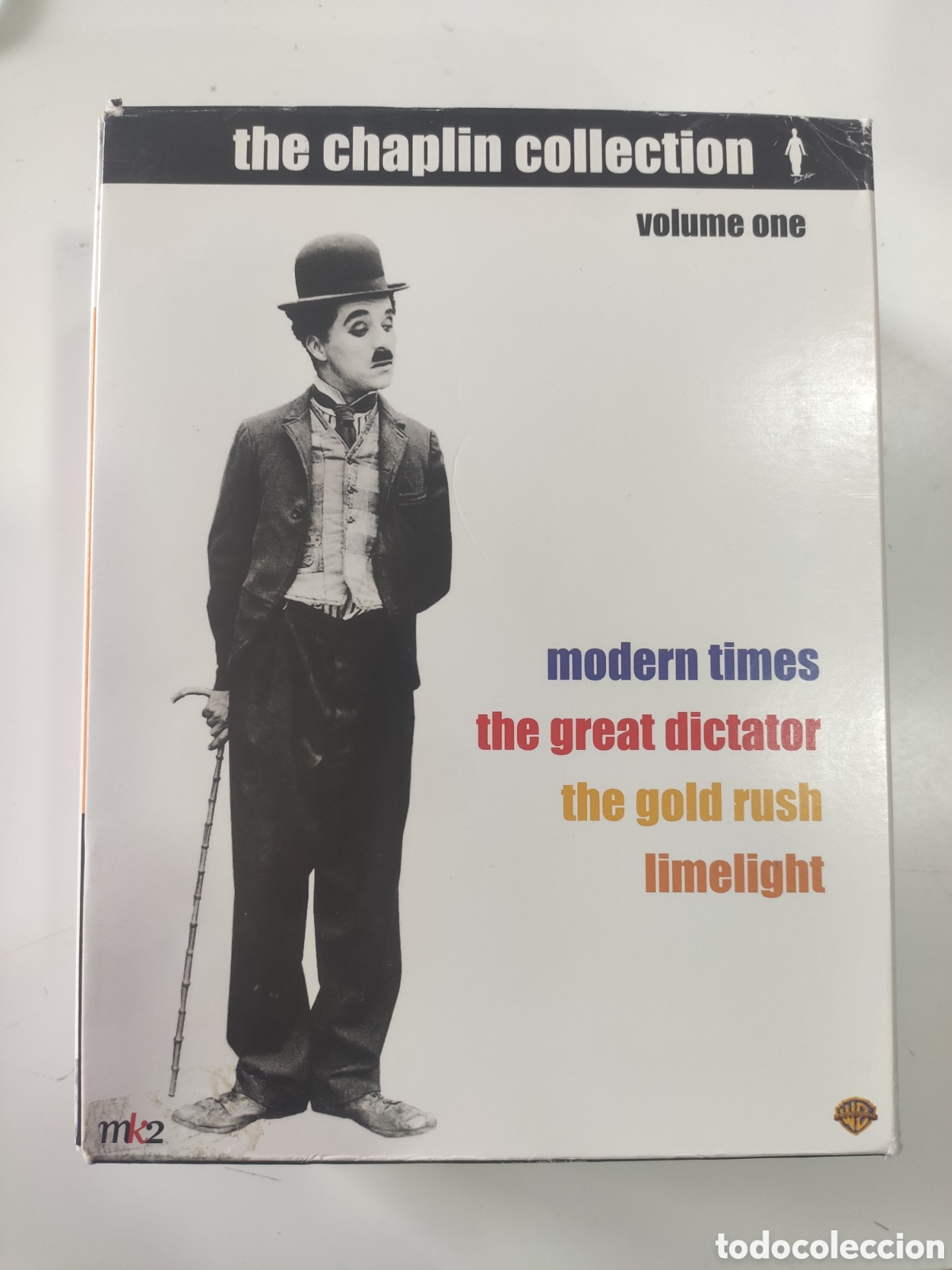 Cine: THE CHAPLIN COLLECTION. 4 DVD EDICION INGLESA 2003