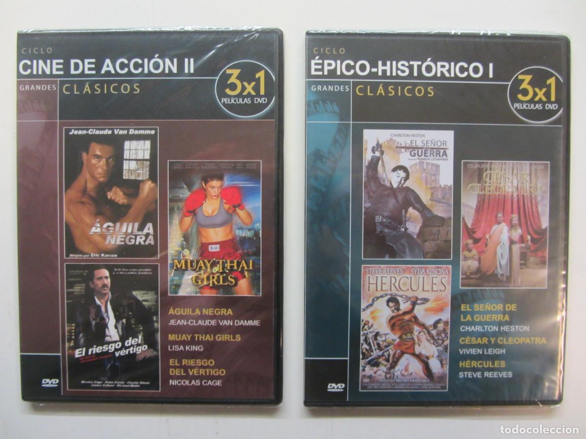 grandes clásicos. 6 dvds con 18 películas. prec - Compra venta en  todocoleccion