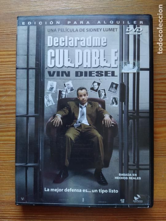Cin&eacute;ma: DVD DECLARADME CULPABLE - VIN DIESEL - EDICION DE ALQUILER (079)