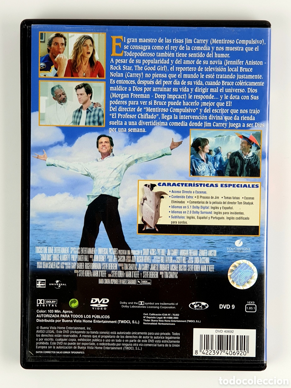 Cine: DVD Como Dios (Tom Shadyac, 2003) - Foto 2