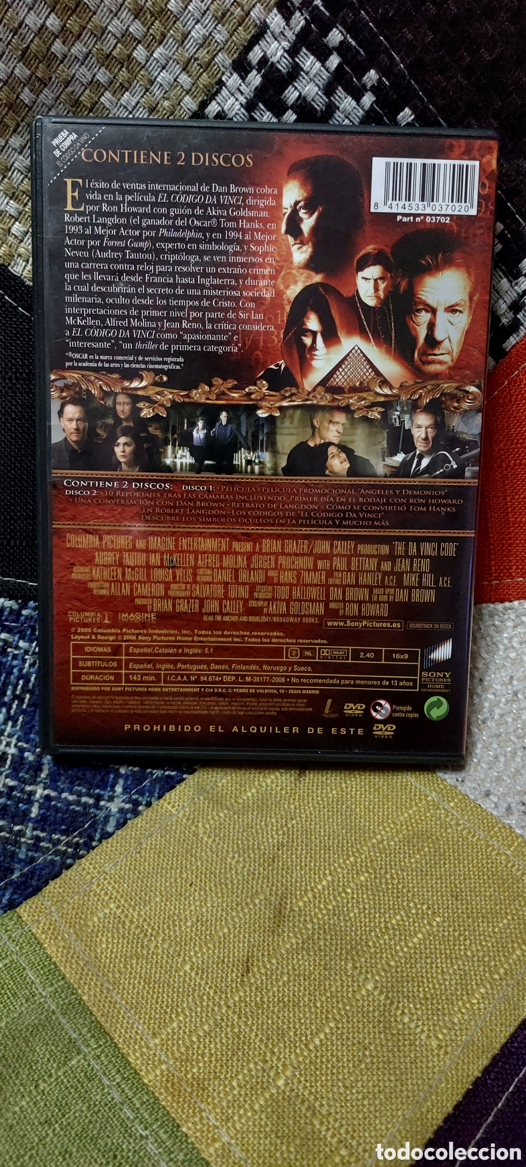 Cine: DVD El C&oacute;digo Da Vinci (2 discos) - Foto 2