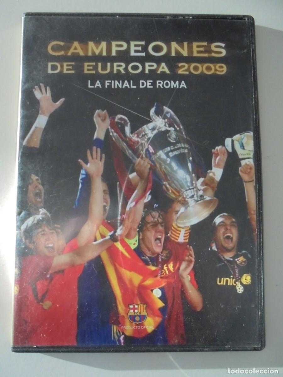 Cinema: F. C. BARCELONA. CAMPEONES DE EUROPA 2009. LA FINAL DE ROMA. DVD DEL PARTIDO.