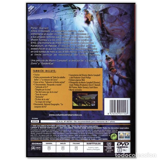 Cine: LIMITE VERTICAL DVD - CHRIS ODONNELL - Foto 2