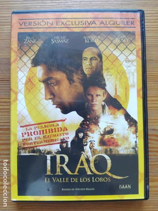 Cin&eacute;ma: DVD IRAQ, EL VALLE DE LOS LOBOS - EDICION DE ALQUILER (Y5)
