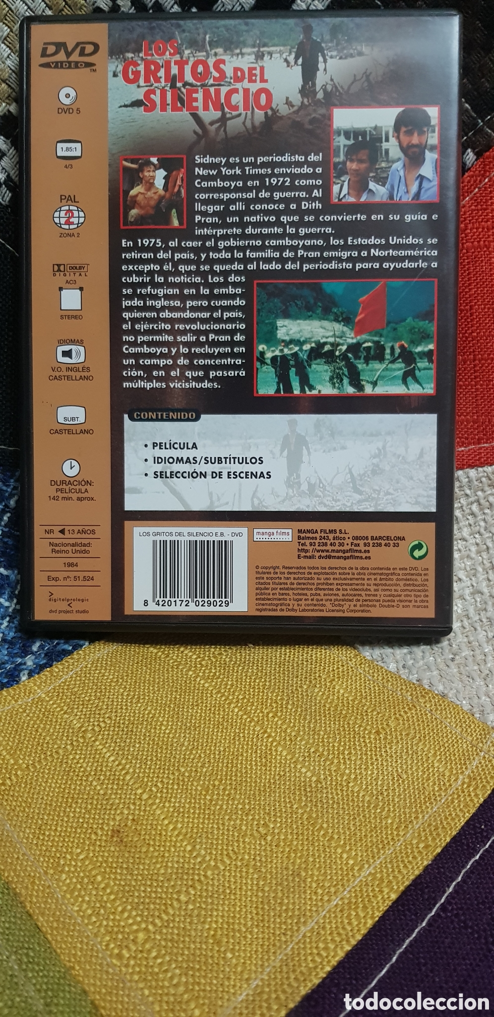 Cine: Dvd LOS GRITOS DEL SILENCIO - Foto 2