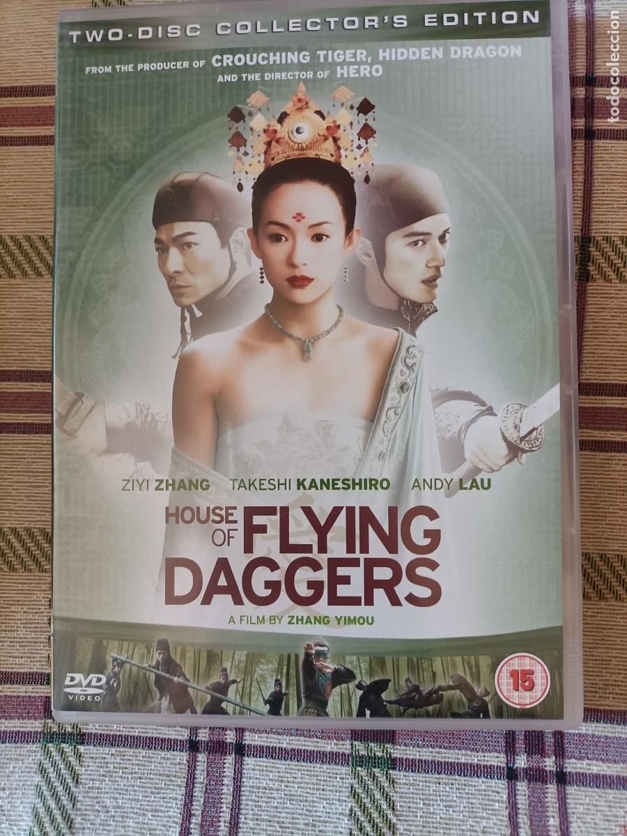 Cine: PEL&Iacute;CULA DVD. HOUSE OF FLYING DAGGERS. (LA CASA DE LAS DAGAS VOLADORAS) 2 DISCO.