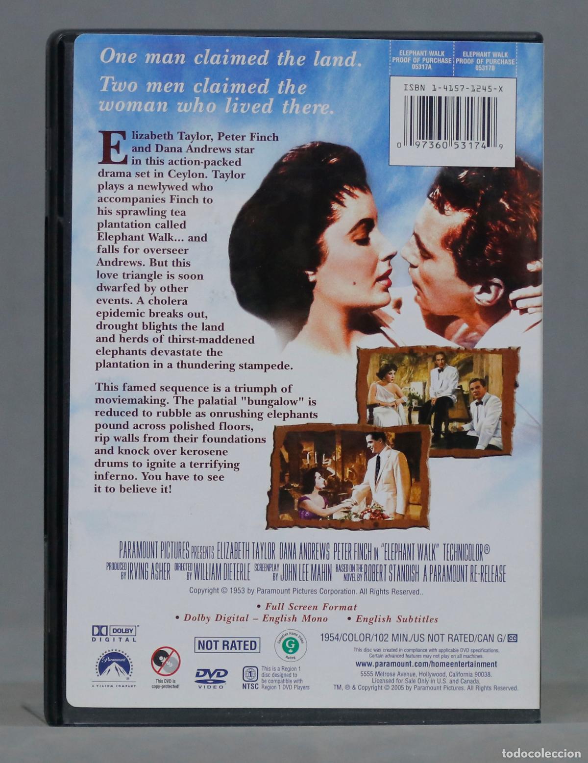 Cine: DVD. ELEPHANT WALK - Foto 2