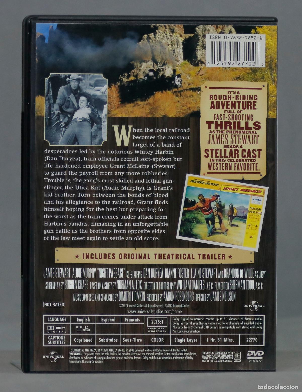 Cine: DVD. Night Passage - Foto 2