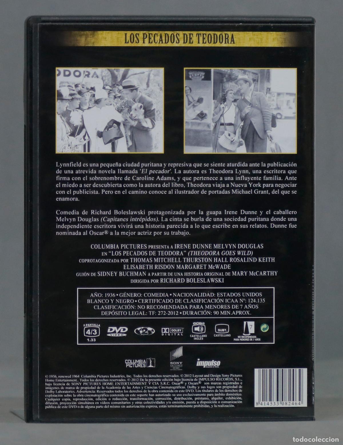 Cine: DVD. Los pecados de Teodora - Foto 2