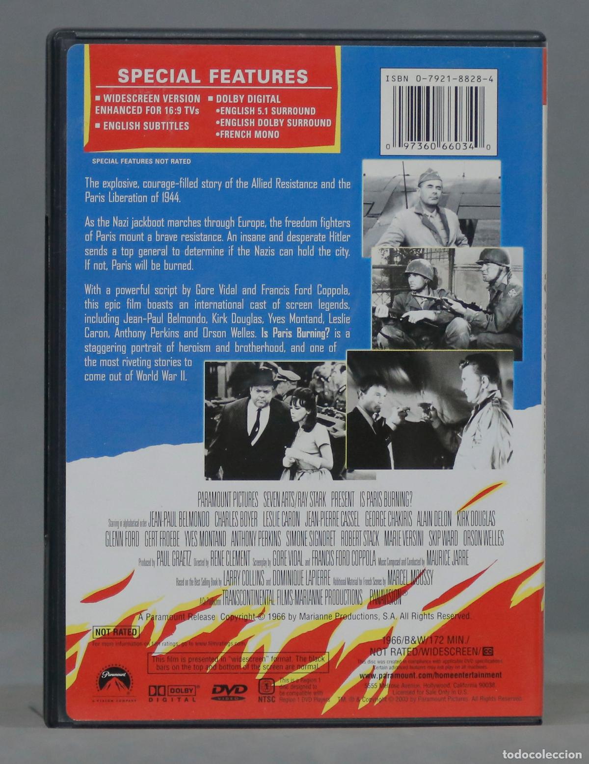 Cine: DVD. Is Paris Burning?. 1966 - Foto 2