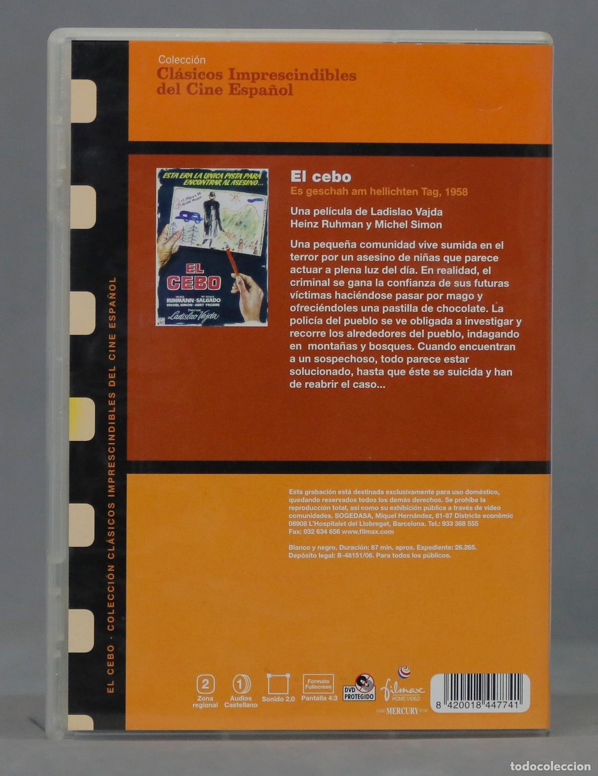 Cine: DVD. EL CEBO. VAJDA - Foto 2