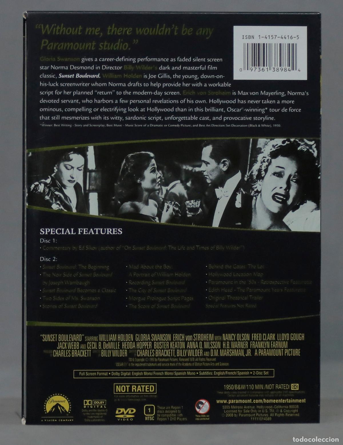 Cine: DVD. SUNSET BOULEVARD - Foto 2