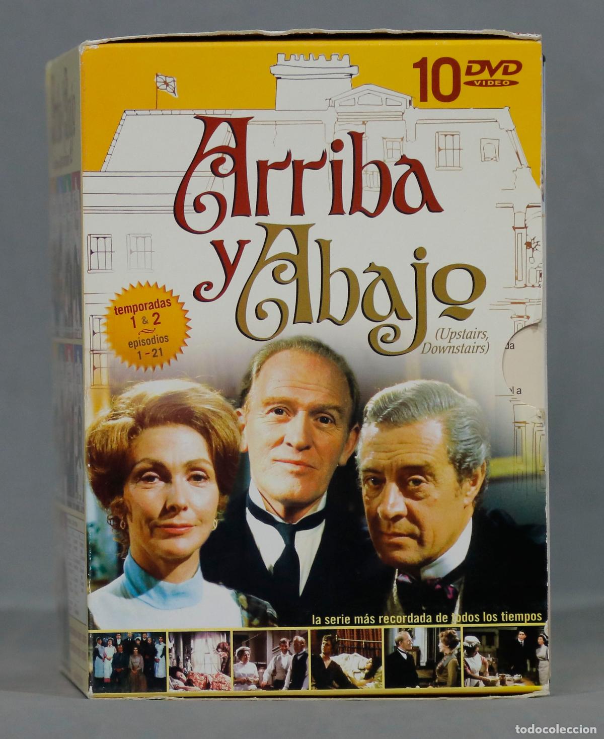 Cinema: 10 DVD. SERIE ARRIBA Y ABAJO. 1 Y 2 TEMPORADA. 7 DVD PRECINTADOS
