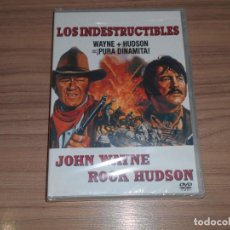 Cine: LOS INDESTRUCTIBLES DVD ROCK HUDSON JOHN WAYNE NUEVA PREICNTADA. Lote 380233474