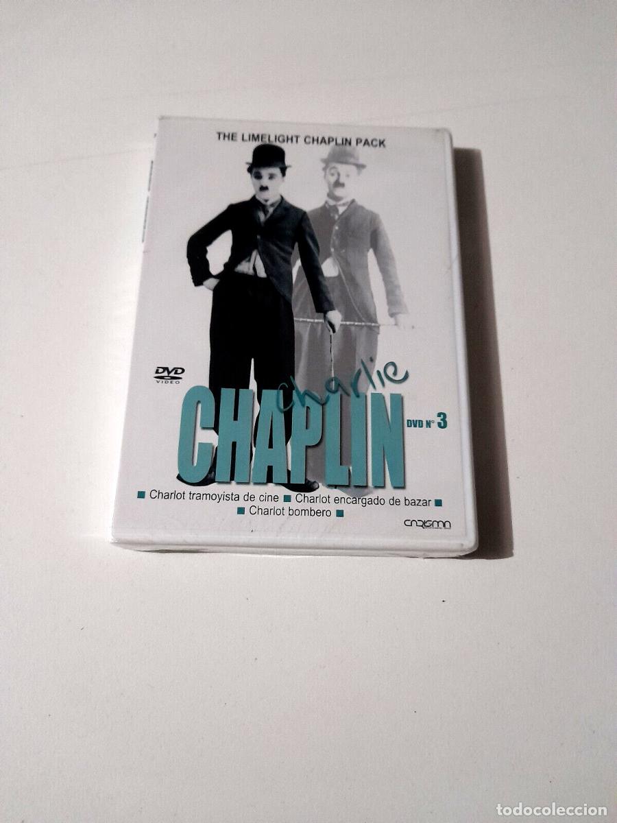Cine: DVD &rdquo;CHARLIE CHAPLIN VOL 3&rdquo; PRECINTADO SEALED CHARLOT TRAMOYISTA ENCARGADO DE BA