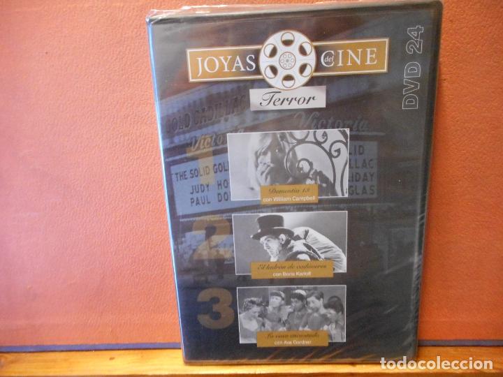 Cine: DVD. JOYAS DEL CINE. TERROR. DEMENTIA 13. EL LADR&Oacute;N DE CAD&Aacute;VERES. LA CASA ENCANTADA.