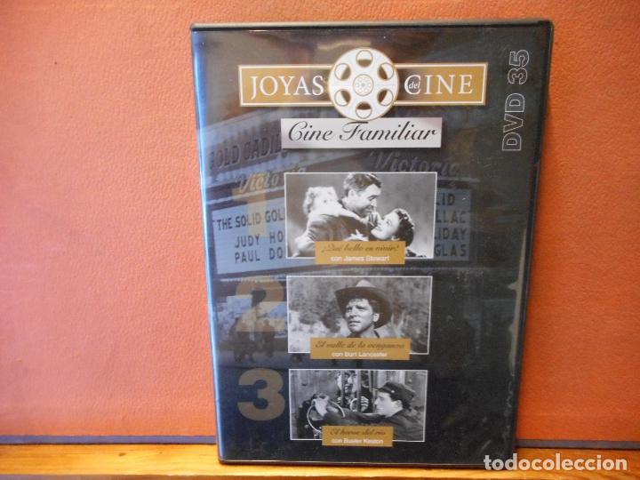 Cine: DVD. JOYAS DEL CINE. CINE FAMILIAR. &iexcl;QUE BELLO ES VIVIR!. EL H&Eacute;ROE DEL R&Iacute;O. EL VALLE DE LA VENGANZA.