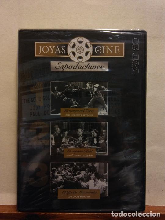 Cine: DVD. JOYAS DEL CINE. ESPADACHINES. LA MARCA DEL ZORRO. EL CAPITAN KIDD. EL HIJO DE MONTECRISTO