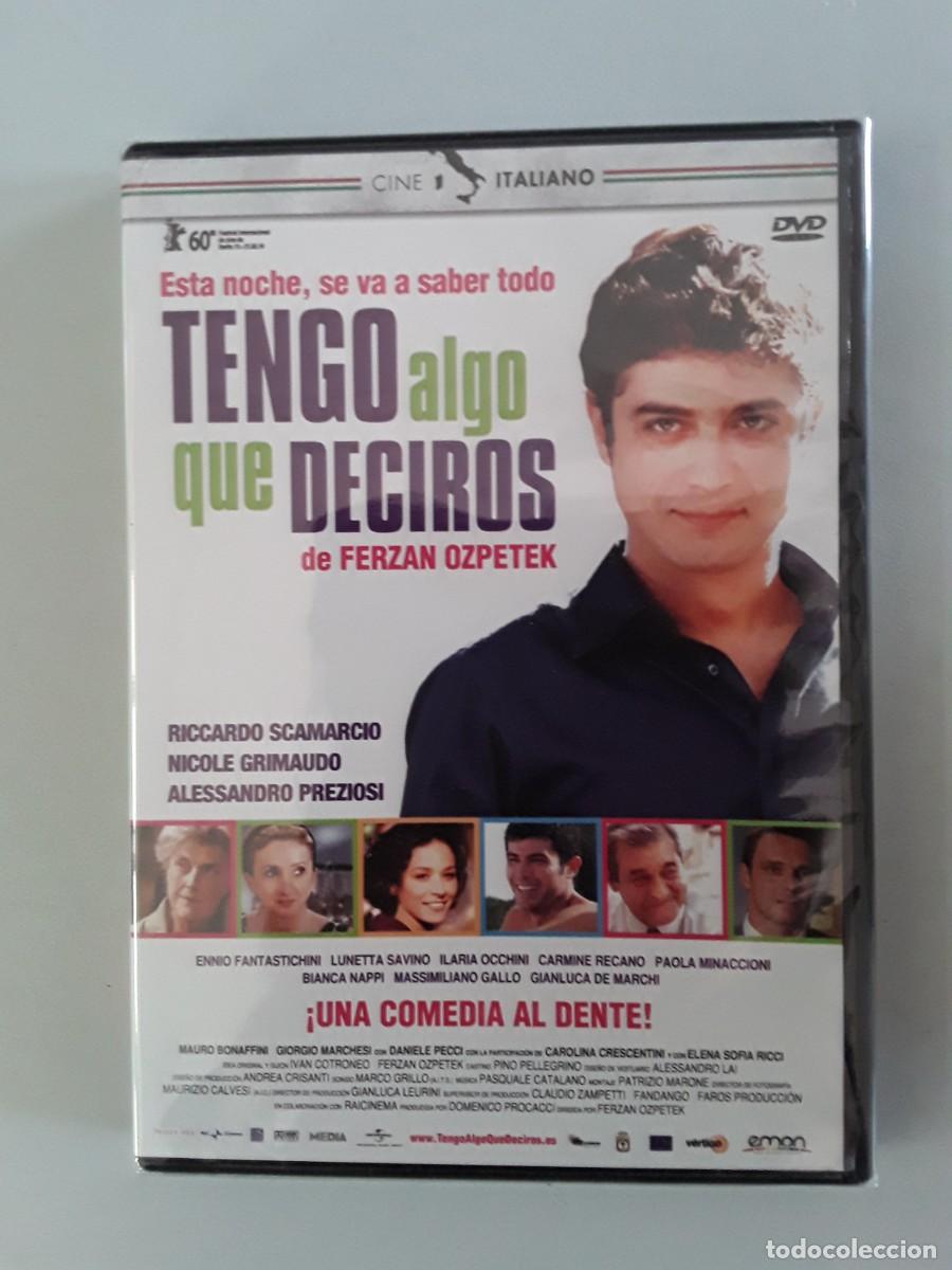 Cin&eacute;ma: Pel&iacute;cula DVD precintada Tengo algo que deciros - Ferzan Ozpetek - Riccardo Scamarcio - Nicole Gri&hellip;