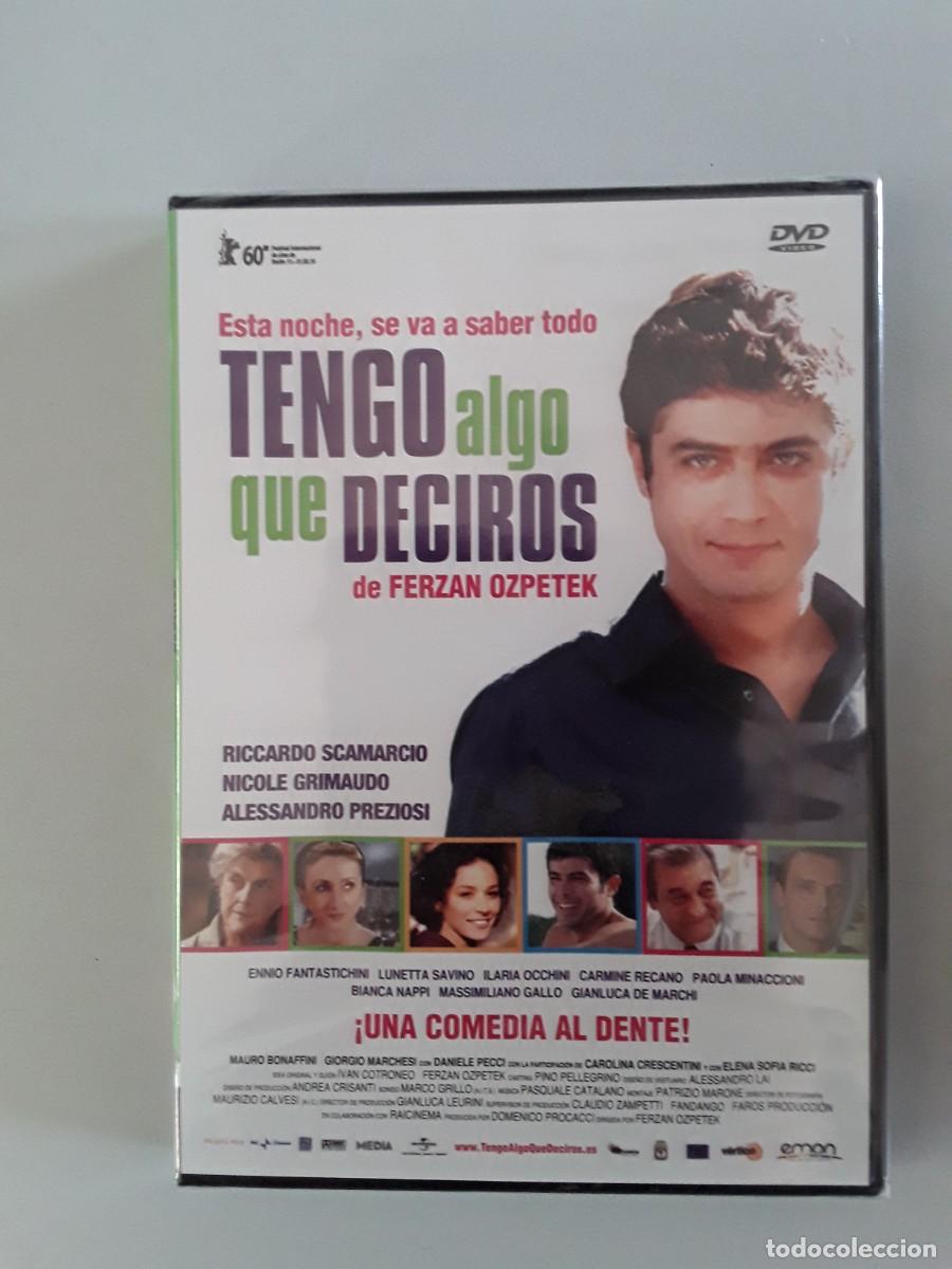 Cin&eacute;ma: Pel&iacute;cula DVD precintada Tengo algo que deciros - Ferzan Ozpetek - Riccardo Scamarcio - Nicole Gri&hellip;