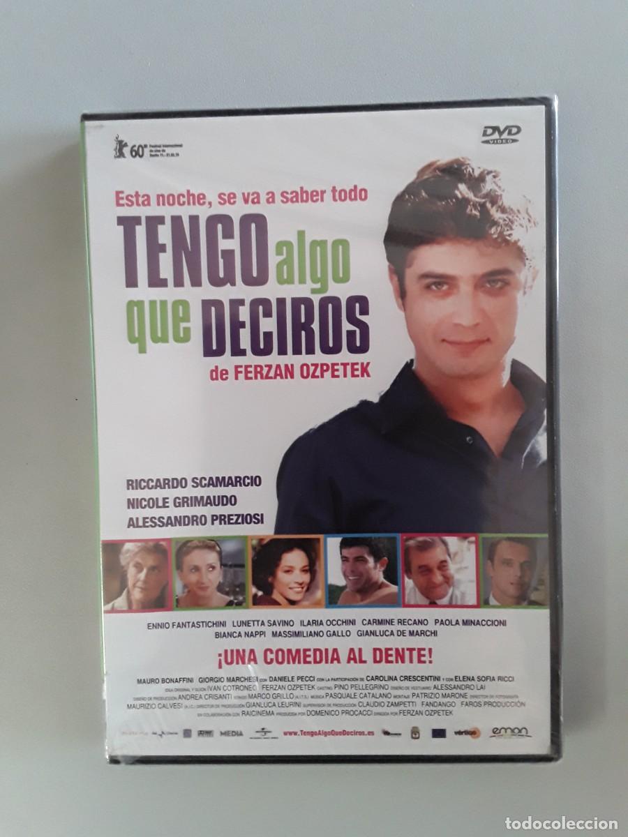 Kino: Pel&iacute;cula DVD precintada Tengo algo que deciros - Ferzan Ozpetek - Riccardo Scamarcio - Nicole Gri&hellip;