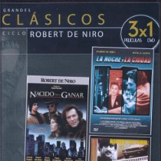 Cine: DVD NACIDO PARA GANAR, LA NOCHE Y LA CIUDAD, CAMBALACHE (ROBERT DE NIRO)