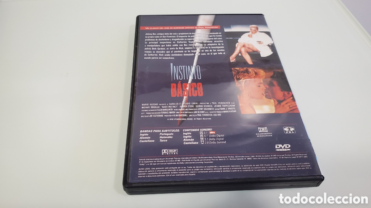 Cine: DVD Instinto B&aacute;sico - Foto 2