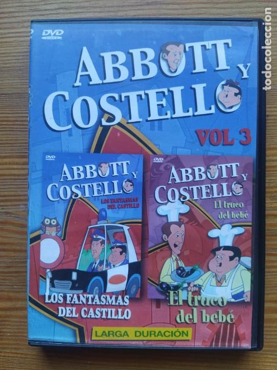 Cinema: DVD ABBOTT Y COSTELLO VOL. 3 - LOS FANTASMAS DEL CASTILLO / EL TRUCO DEL BEBE (CM1)