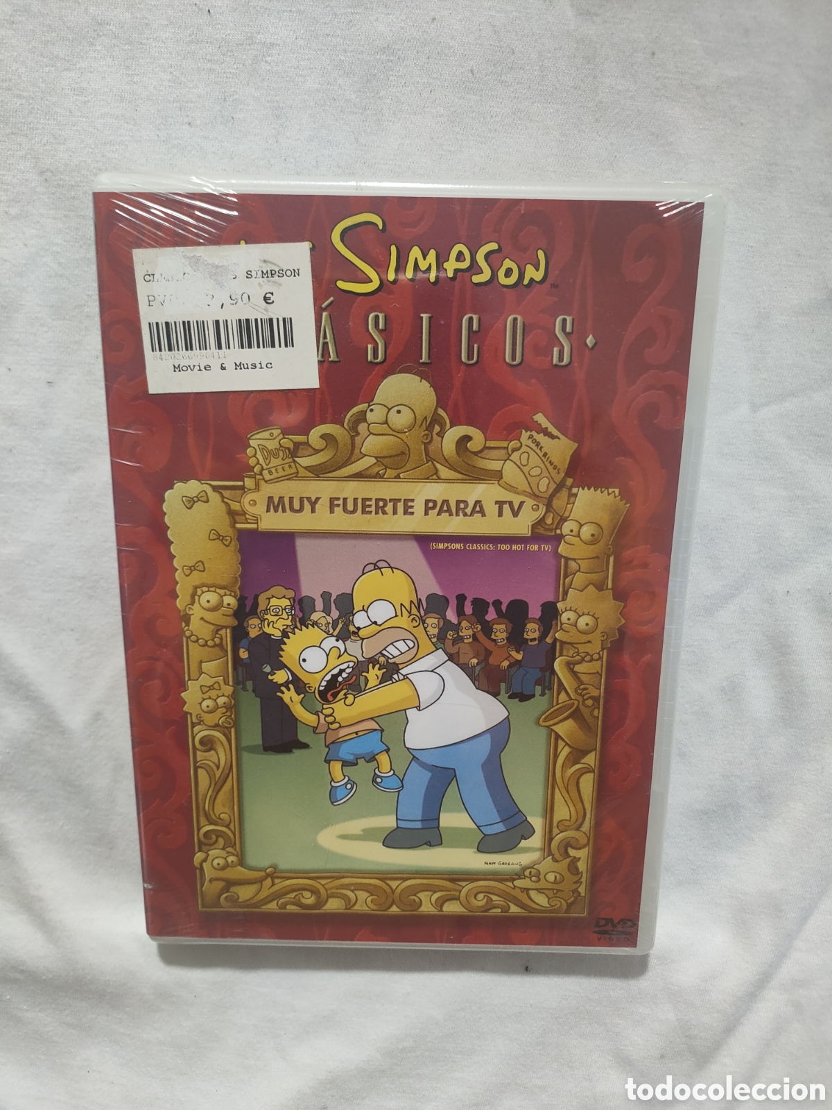 Cinema: ND14 los Simpson muy fuerte para televisi&oacute;n DVD NUEVO PRECINTADO
