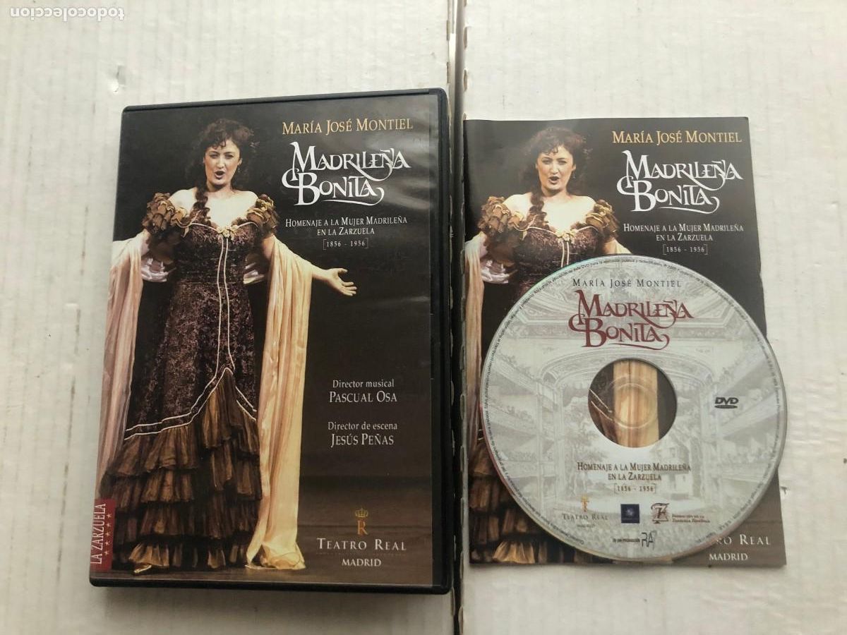 Cinema: MADRILE&Ntilde;A BONITA - MARIA JOSE MONTIEL - ZARZUELA - TEATRO REAL MADRID - DVD MUSICAL KREATEN